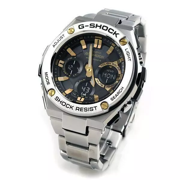 CASIO G-SHOCK G-STEEL GST-W110D-1A9JF Solar Radio Men's Watch New in Box