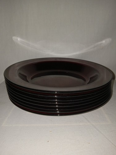 Arcoroc French 40 Piece set of Ruby Red plates, bowls, cups, saucers - Picture 12 of 13