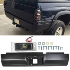 Rear Bumper Roll Pan For 94-01 Dodge Ram 1500 2500 3500 Pickup Black