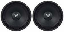  2 Rockville RM88PRO 8" 8 Ohm 600 Watt SPL Midrange Mid-Bass Car Speakers