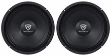 (2) Rockville RM88PRO 8" 8 Ohm 600 Watt SPL Midrange Mid-Bass Car Speakers