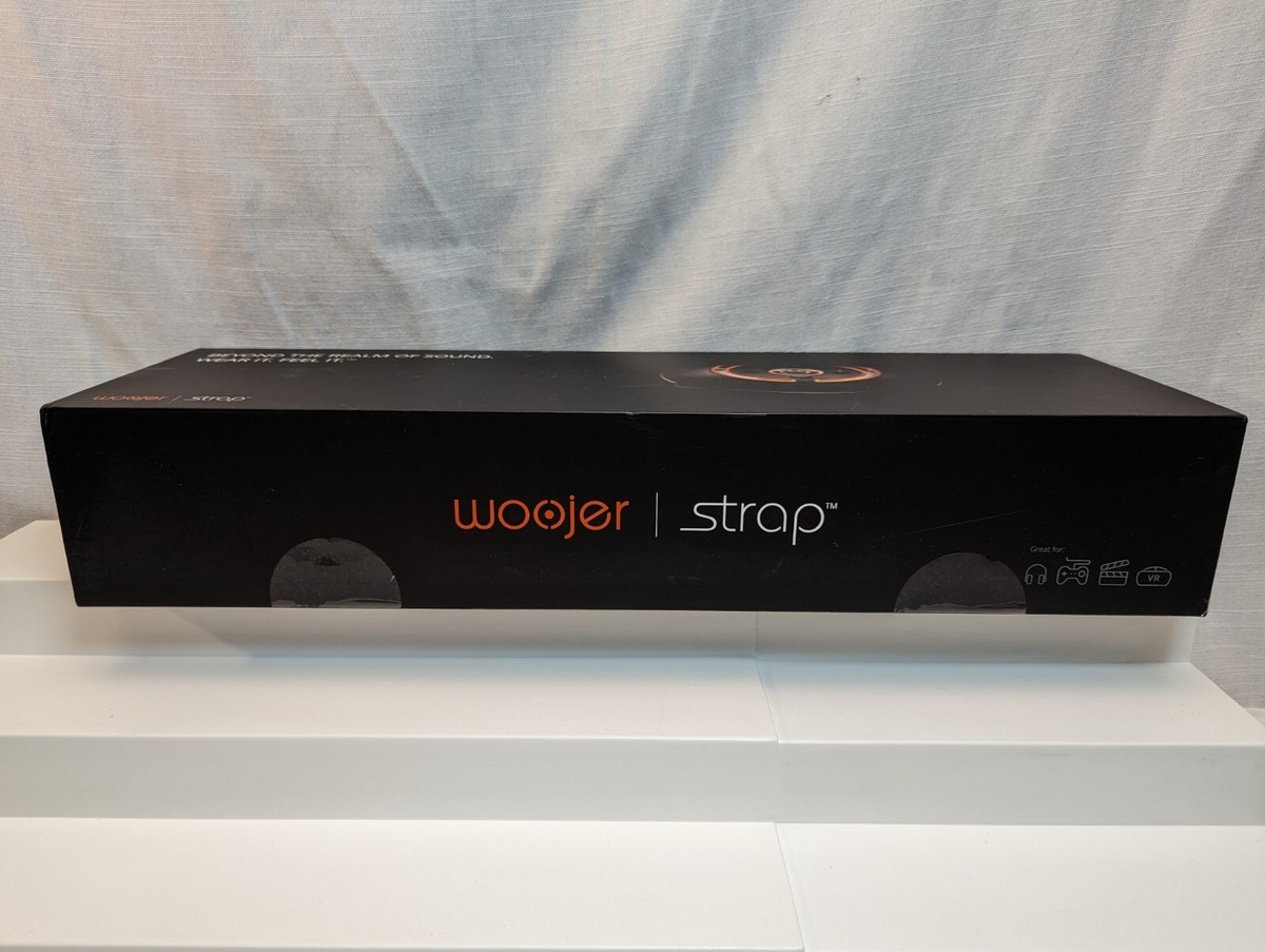 SEALED Woojer STRAP - Original 2017 Launch Model, Black, Haptic