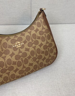 ★SCULPTOR★ Terry Hobo Bag Brown SC25S510BR COACH® Outlet | Teri Hobo Bag