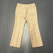 Vintage 70s/80s tan Levi's pleated western trousers pants
