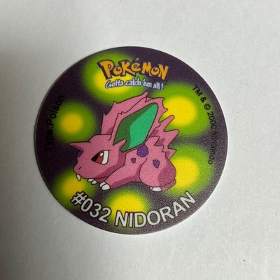 #032 Nidoran Pokemon Taz Tazo Chip Pog Nintendo Cheetos Lays Pokémon