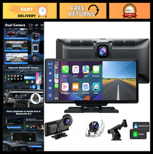 9.26  CarPlay Screen with 2.5K Dash Cam  1080P Backup Camera for Cars