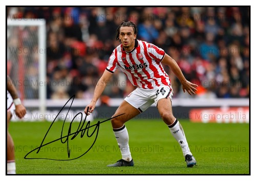 12815. Ashley Phillips Signed Pictures A4 Prints Tottenham Stoke Plymouth B'burn