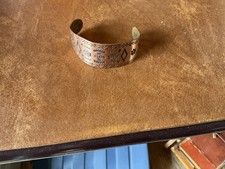 Copper Bracelet With Native American Design