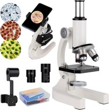 Microscope, 200x-5000x Compound Biological Microscopes With Microscope Slides...