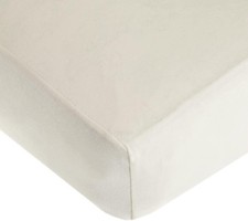 American Baby Company 100 Natural Cotton Fitted Crib Sheet 52" x 28" - Soft, Br