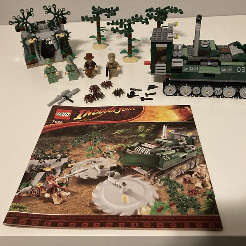 100 % -2008 LEGO #7626 Indiana Jones Set DSCHUNGELSCHNEIDER Colonel Dovchenko Minifiguren + - Bild 10 von 14