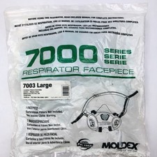 Moldex 7000 Series Facepiece Respirator Unisex Gray Medium
