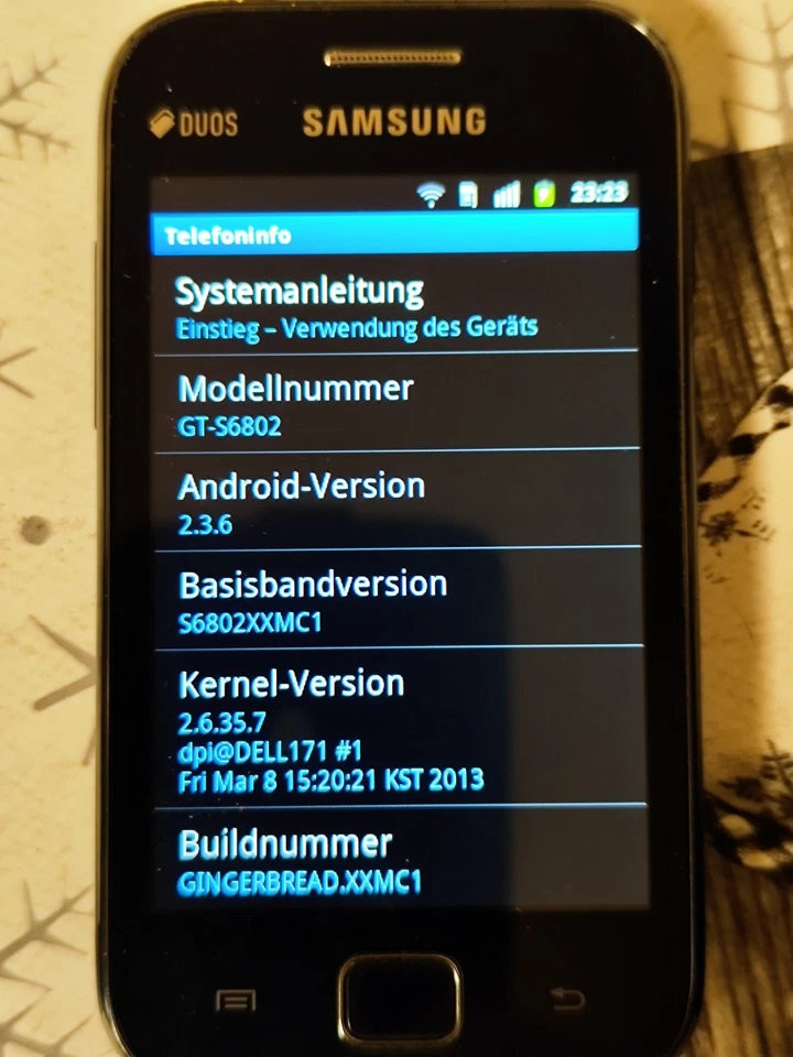 Samsung  Galaxy Ace Duos GT-S6802  -Schwarz (Ohne Simlock)..., Foto 2 von 4