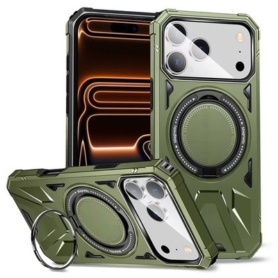 Stoßfeste Handyhülle Dual Layer Schutz Anti-Rutsch Griff für iPhone 17 16 15