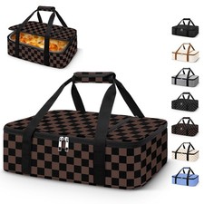 Insulated Casserole Carrier   Portable Tote for Hot or Cold Food, Large Warme...