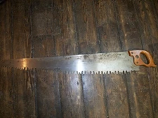 Henry Disston & Sons One Man Crosscut Saw No 554 Champion 42''
