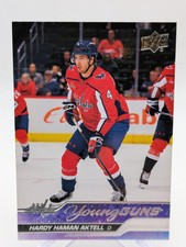 💥2023-24 Upper Deck Series 2 Young Guns Hardy Haman Aktell #473 Rookie Capitals