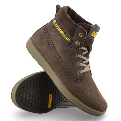 Boys Kids Caterpillar Leather Walking Hiking New Ankle Boots Trainers Shoes Size