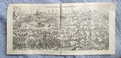 Bodenseekarte Faksimile Kupferstich P.P.W. Nürnberg Bodensee 59x23cm