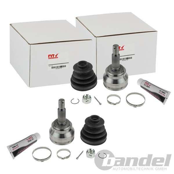 2X NTY Antriebswellengelenk Satz Passend FüR CitroËN C-CROSSER C4 Mitsubishi OUT-image