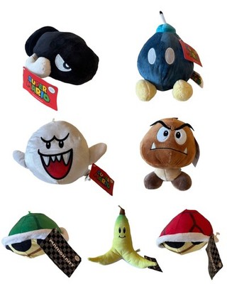 New Super Mario Enemy Plush 7'' Assorted Nintendo Mario Kart Good Stuff