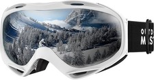 OTG Ski Goggles - Over Glasses Ski/Snowboard for Men Women  Youth - 100 UV