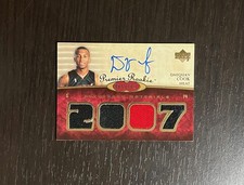 DAEQUAN COOK 2007-08 UD NBA Premier RPA Rookie Quad Patch AUTO RC /199! OSU Heat