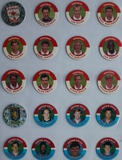 Premier League 1995 pogs from Merlin completed set of 1-264