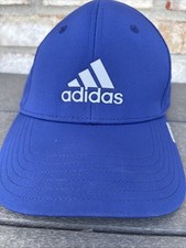 Adidas Baseball Cap Boys 8 - 20 Aeroready Lightly Worn Royal Blue