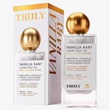   NEW    Truly - Vanilla Baby Luxury Body Oil w/Bakuchiol  Niacinamide, 90mL