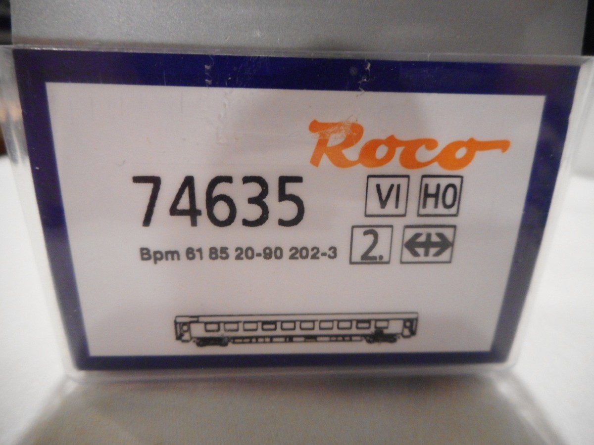ROCO 74635 : VOITURE VOYAGEURS CE 2e classe des CFF