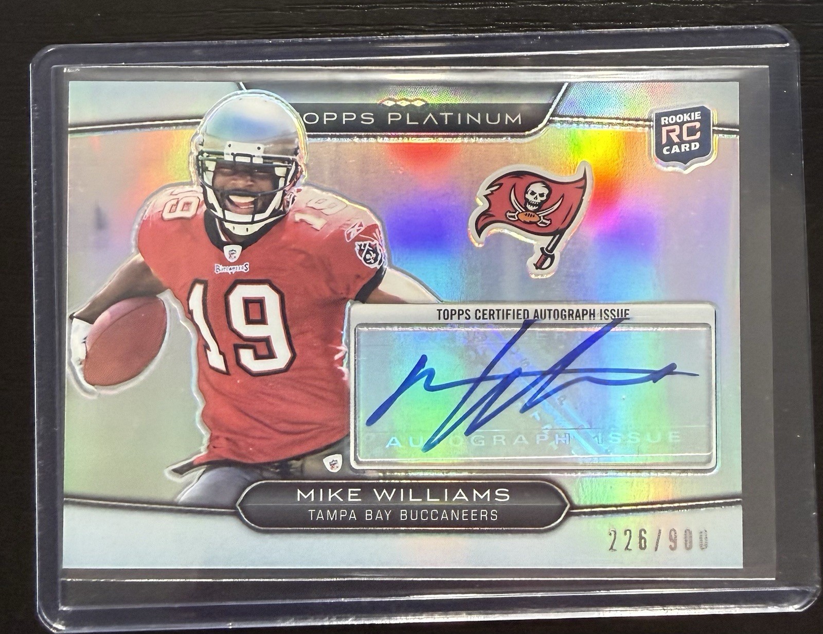 Mike Williams Topps Platinum #23 Autograph Refractor