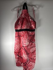 Vintage Merona Sleeveless Shift Dress – Pink with Floral Beachy Print NWT
