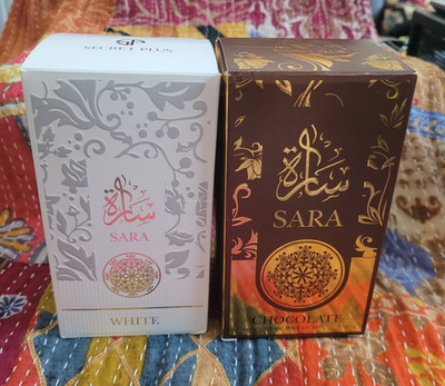 NEW Sara WHITE and CHOCOLATE 3.4 oz Eau De Parfum Opened Boxes     3.4 fl oz
