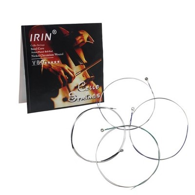 Cello Strings Full Sets with Steel Core Nickel Plated Ball End Nickel Chromium