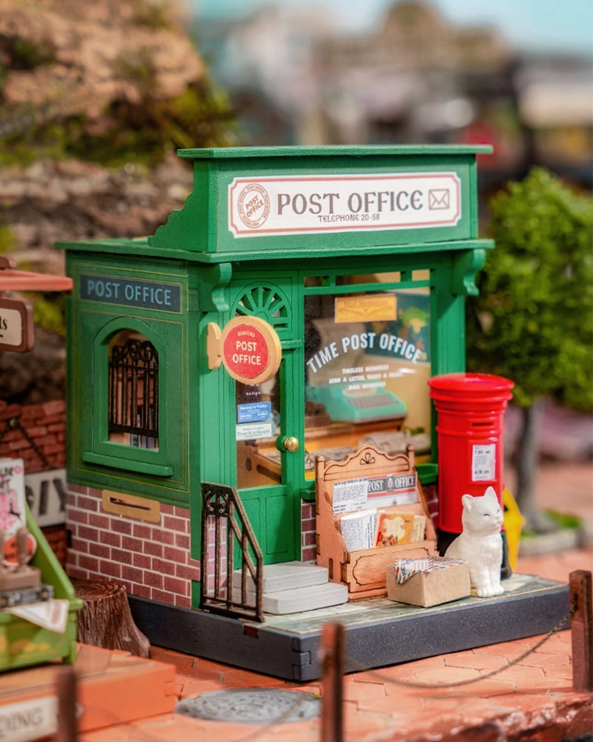 Rolife Century Post Office Miniature House Kit Size 1.5 - Image 2