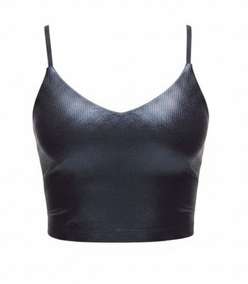 Lululemon Align Cami Tank A/B In Black Ribbed Shine Size 2  W1EX6S in RFXB NWT
