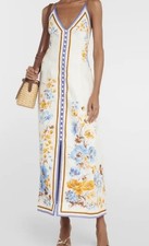 LIKE NEW-ZIMMERMANN The Halcyon Slip Dress Size 3  AUS 12 -14  US 8-10
