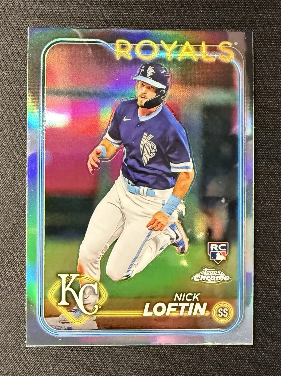Nick Loftin-2024 Topps Chrome Refractor RC #183 Royals