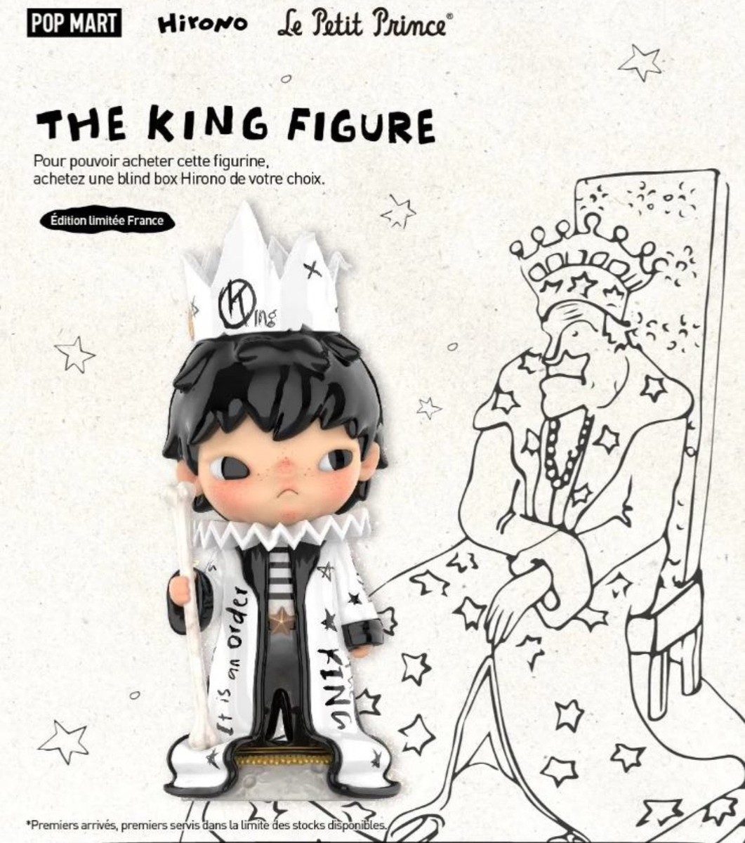 Pop mart France Limited HIRONO Little Prince Series King Doll