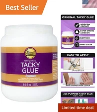 Tacky Glue 64 Fl Oz - Perfect for DIY Projects and Crafts, Non-Toxic