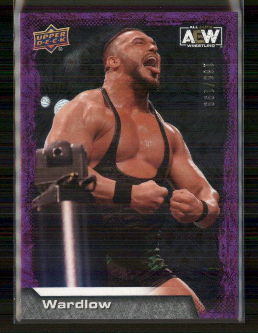 Wardlow 2022 Upper Deck AEW #66 Purple Pyro /199 14987