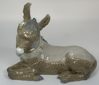 Lladro 5683 Beautiful Burro Retired Donkey Foal Figurine Hand Made Spain