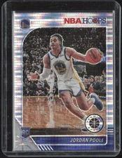 2019-20 Hoops Premium Stock #223 Jordan Poole Prizms Pulsar Rookie