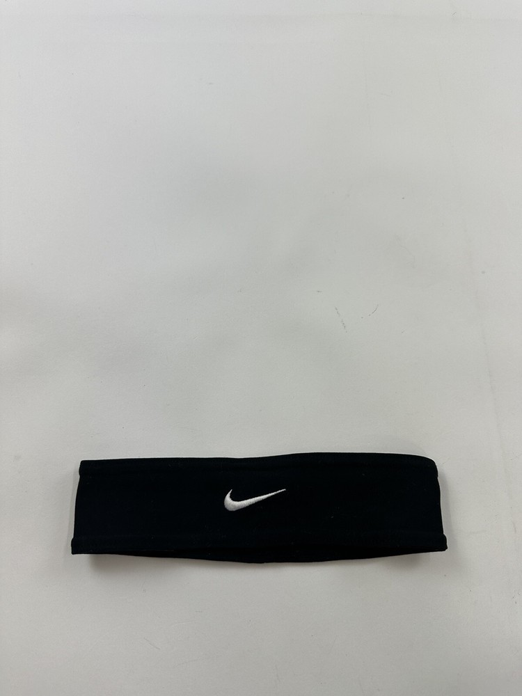 Nike Adult Adjustable Black Headband One Size Fits All