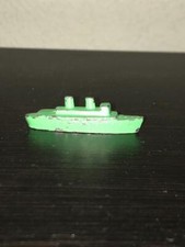 Tootsie Toy Ocean Liner - Green Paint. Cracker Jack 1920s