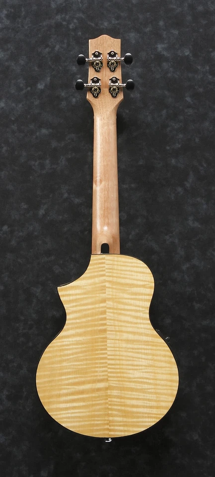 Ibanez UEW12E Flame Maple Acoustic-Electric Concert Ukulele, New! - Image 2 of 4