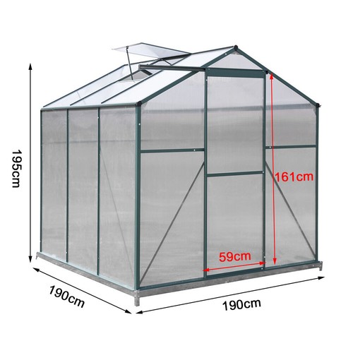 Steel Frame Garden Garden Greenhouse Walk-in Grow Polytunnel Planting Anti-UV UK - Picture 55 of 106