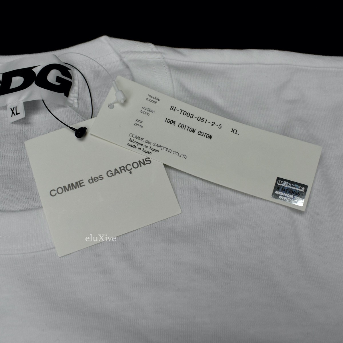 Comme des Garcons Medicom CDG Bearbrick Logo LS T-Shirt Men's XL