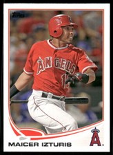 Maicer Izturis 2013 Topps #313 Los Angeles Angels